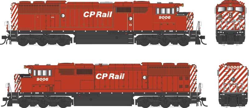 Bowser HO SD40-2f w/Sound Canadian Pacific #9006